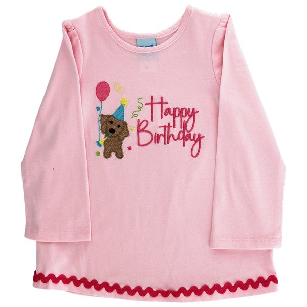 Happy Birthday - Girls Long Sleeve Tee