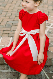 Red Cord w/ Pearls- Dress