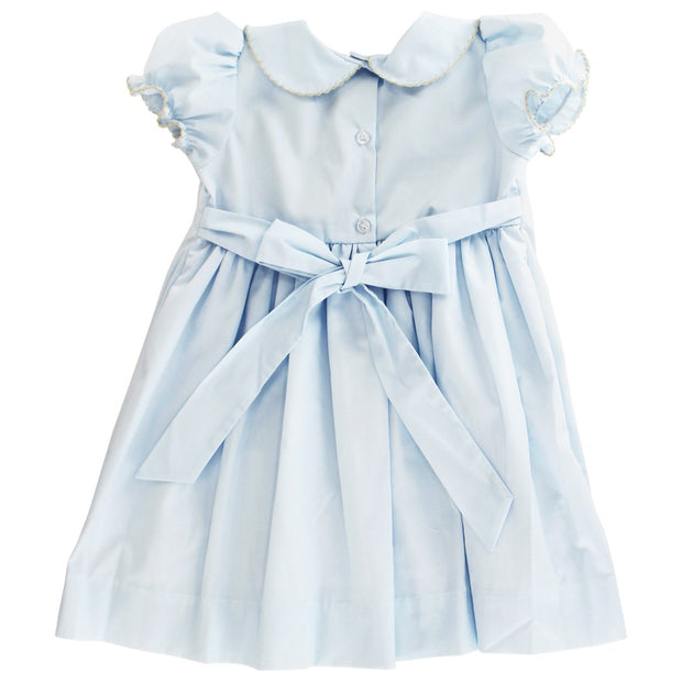 Pastel Blue Rosebuds- Dress