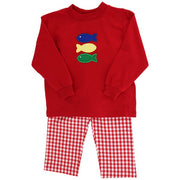 Fish Trio - Boys Pant Set