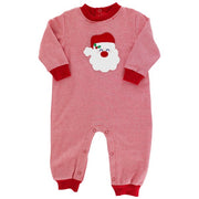 Santa - Boys Knit Romper