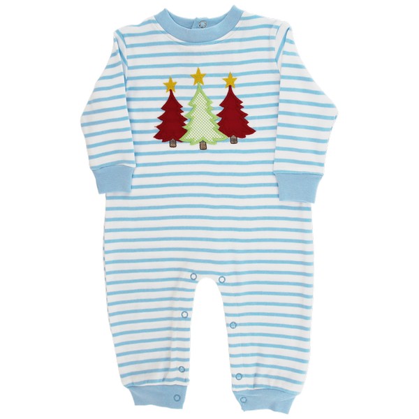 Christmas Trees - Boys Knit Romper