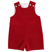 Red Corduroy - John John Short with Tabs