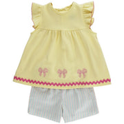 Bows - Girls Short Set