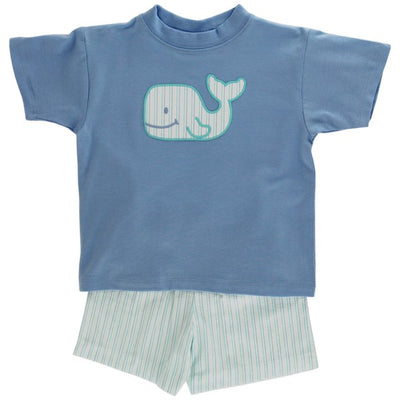 Wally Whale - Boys Short Set