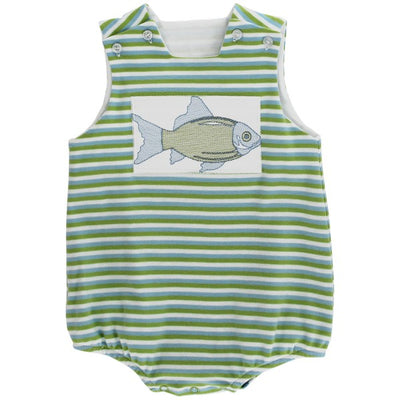 Fish Fry - Boys Knit Infant Bubble