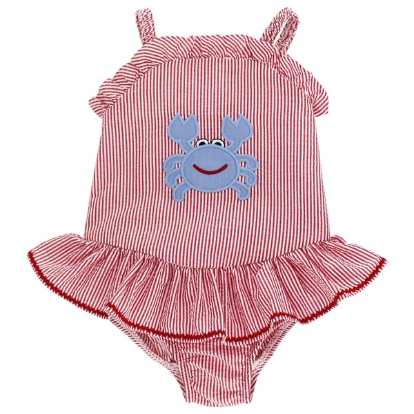 Crab - One Piece Swimsuit with Ruffle