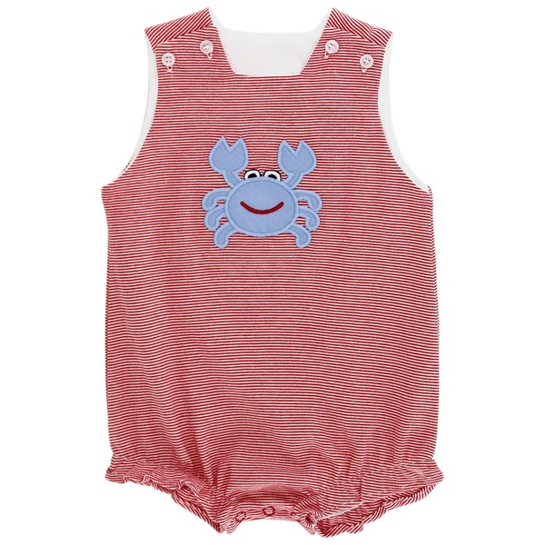 Crab - Girls Knit Infant Bubble