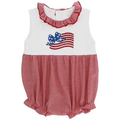 Flag - Girls Knit Infant Bubble