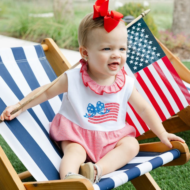 Flag - Girls Knit Infant Bubble