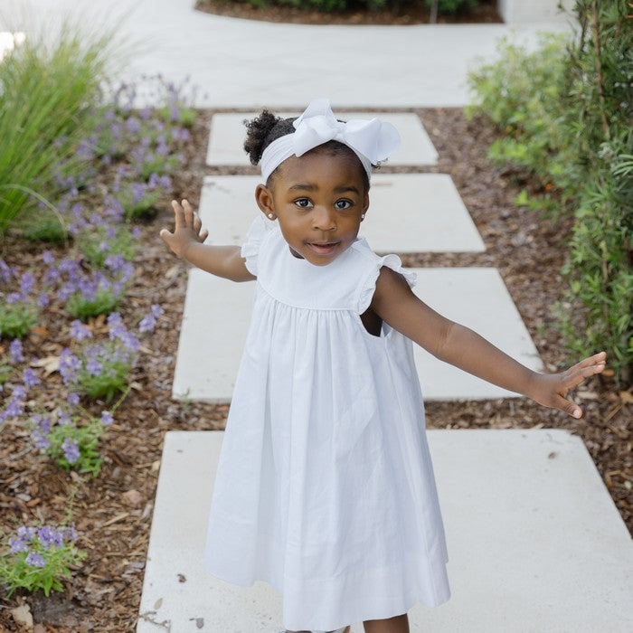 toddler linen dress Whisper Linen-Float – Bailey Boys Navy Blue Sweet 16 rs wh 6/2/26 adjustable straps Color:Printed Cream