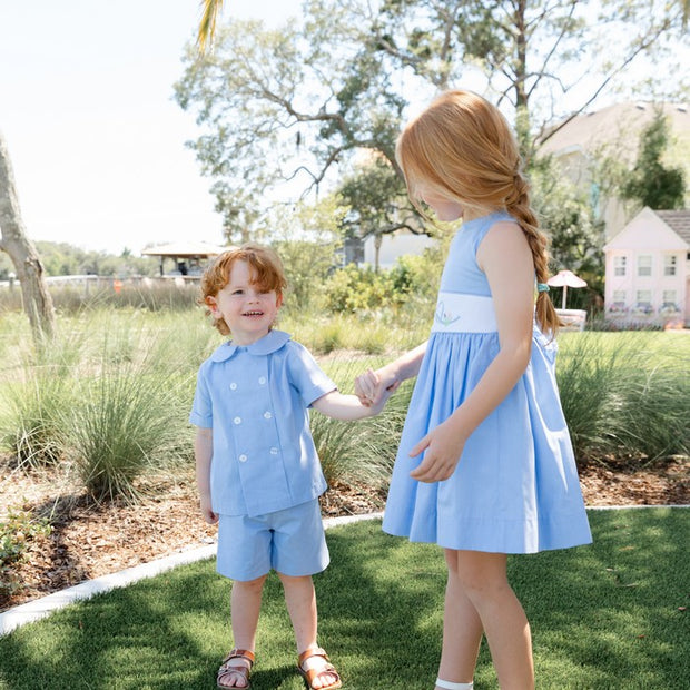 Chambray Bow - Dress