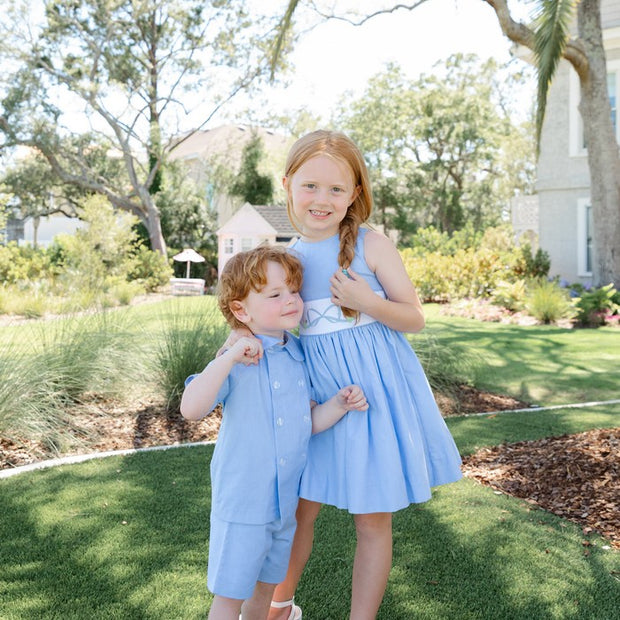 Chambray Bow - Dress