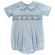 Smocked Bunnies - Dressy Bubble Short