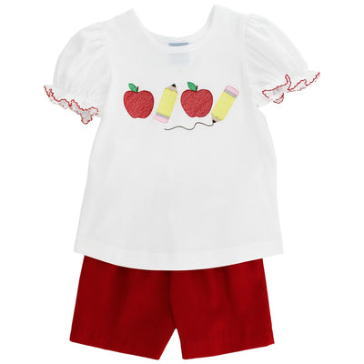 CLASS ACT-GIRLS SHORT SET