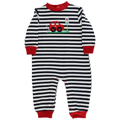 In The Fast Lane - Boys Knit Romper