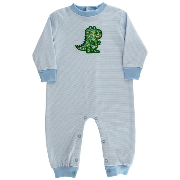 Darling Dino - Boys Knit Romper
