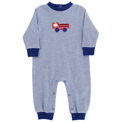 Little Engine - Boys Knit Romper