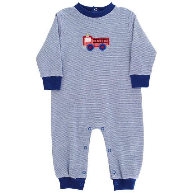 Little Engine - Boys Knit Romper