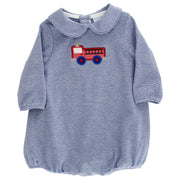 Little Engine - Boys Knit Infant Bubble