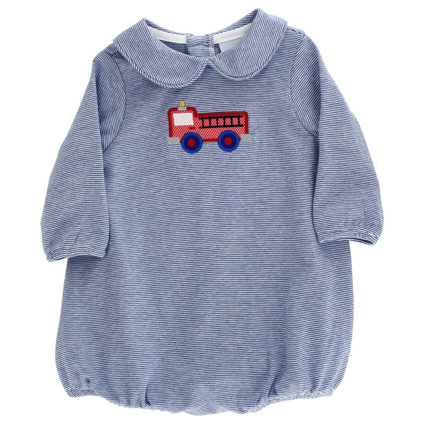 Little Engine - Boys Knit Infant Bubble