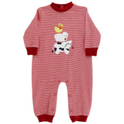 Barnyard Buddies - Boys Knit Romper