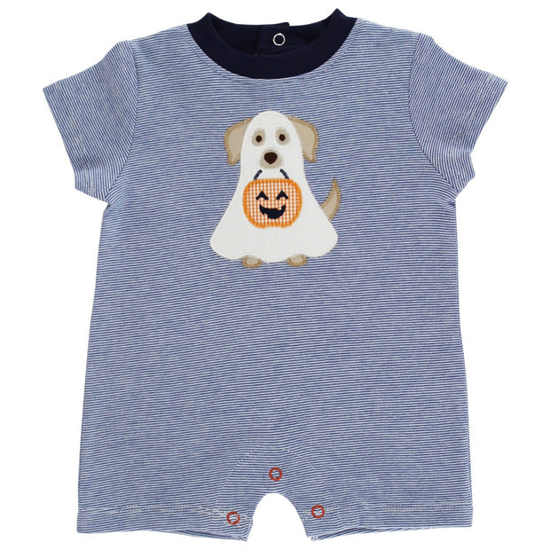Happy Howl-O-Ween - Boys Knit Romper