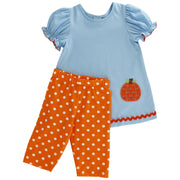 Lil Pumpkin Patch - Capri Legging Set