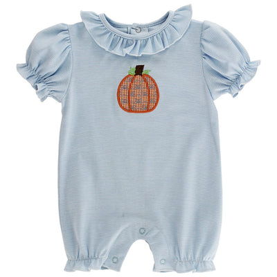 Lil Pumpkin Patch - Girls Knit Romper