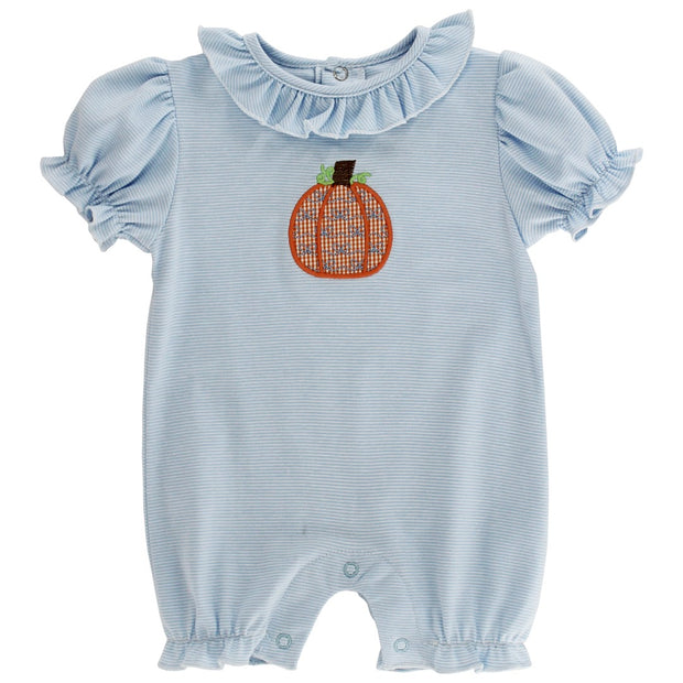 Lil Pumpkin Patch - Girls Knit Romper