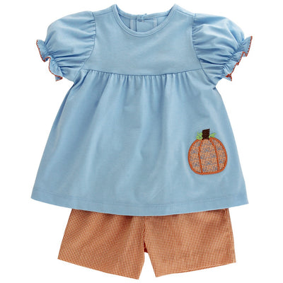 Lil Pumpkin Patch -Girls Short Set