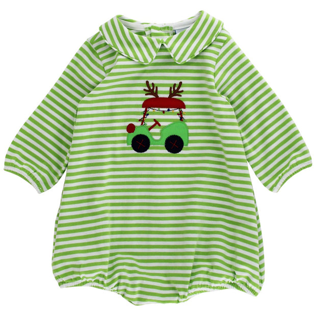 Christmas Cart - Boys Knit Infant Bubble
