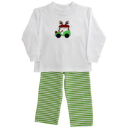 Christmas Cart - Boys Knit Pant Set