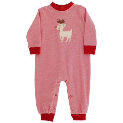 Reindeer Games - Boys Knit Romper