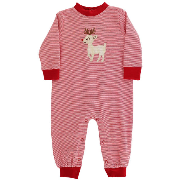 Reindeer Games - Boys Knit Romper