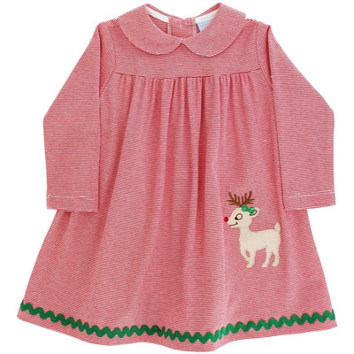 Reindeer Games - Knit Dress with Collar