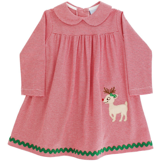 Reindeer Games - Knit Dress with Collar