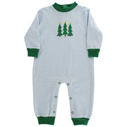Enchanted Evergreens - Boys Knit Romper
