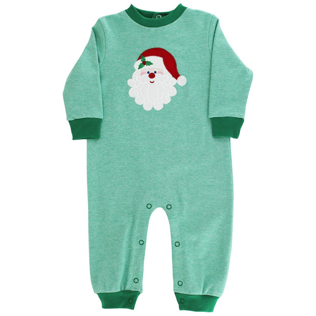 Santa - Boys Knit Romper