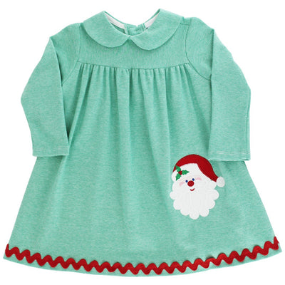 Santa - Knit Dress with Collar