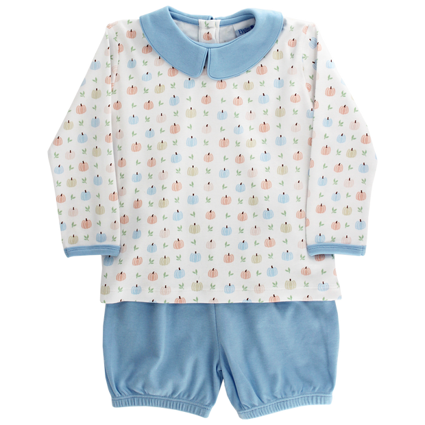 Pumpkin Print - Boys Bloomer Set
