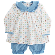 Pumpkin Print - Girls Bloomer Set