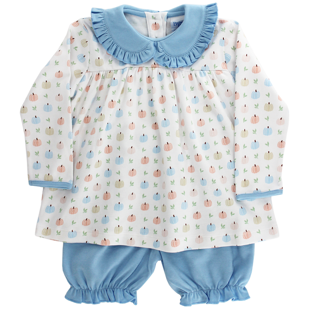 Pumpkin Print - Girls Bloomer Set