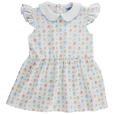 Pumpkin Print - Knit Dress
