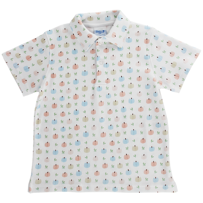 Pumpkin Print - Polo Shirt