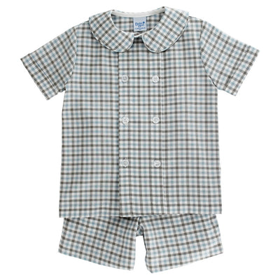 Pigeon Plaid - Dressy Short Set