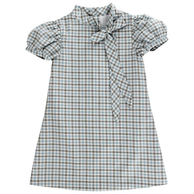 Pigeon Plaid - Tia Tie Dress
