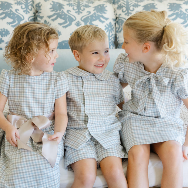 Pigeon Plaid - Dressy Short Set