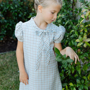 Pigeon Plaid - Tia Tie Dress