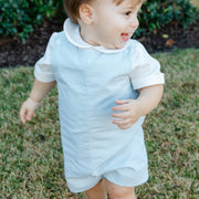 Bone - Boys Short Sleeve Piped Shirt